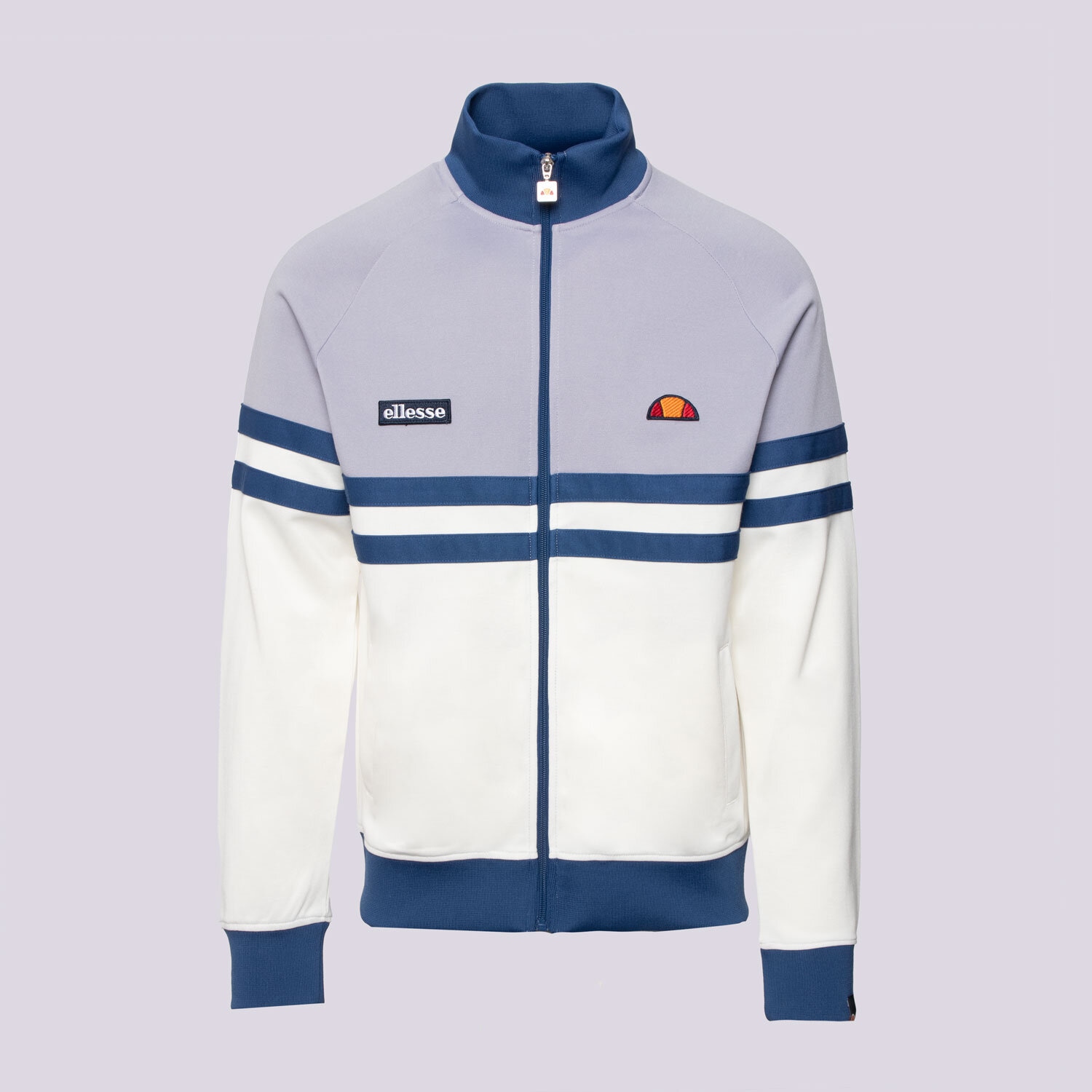 Bluza męska ELLESSE BLUZA ROZPINANA RIMINI LVNDR/OFF WHT TRACK TOP SHZ00892270 FIOLETOWY