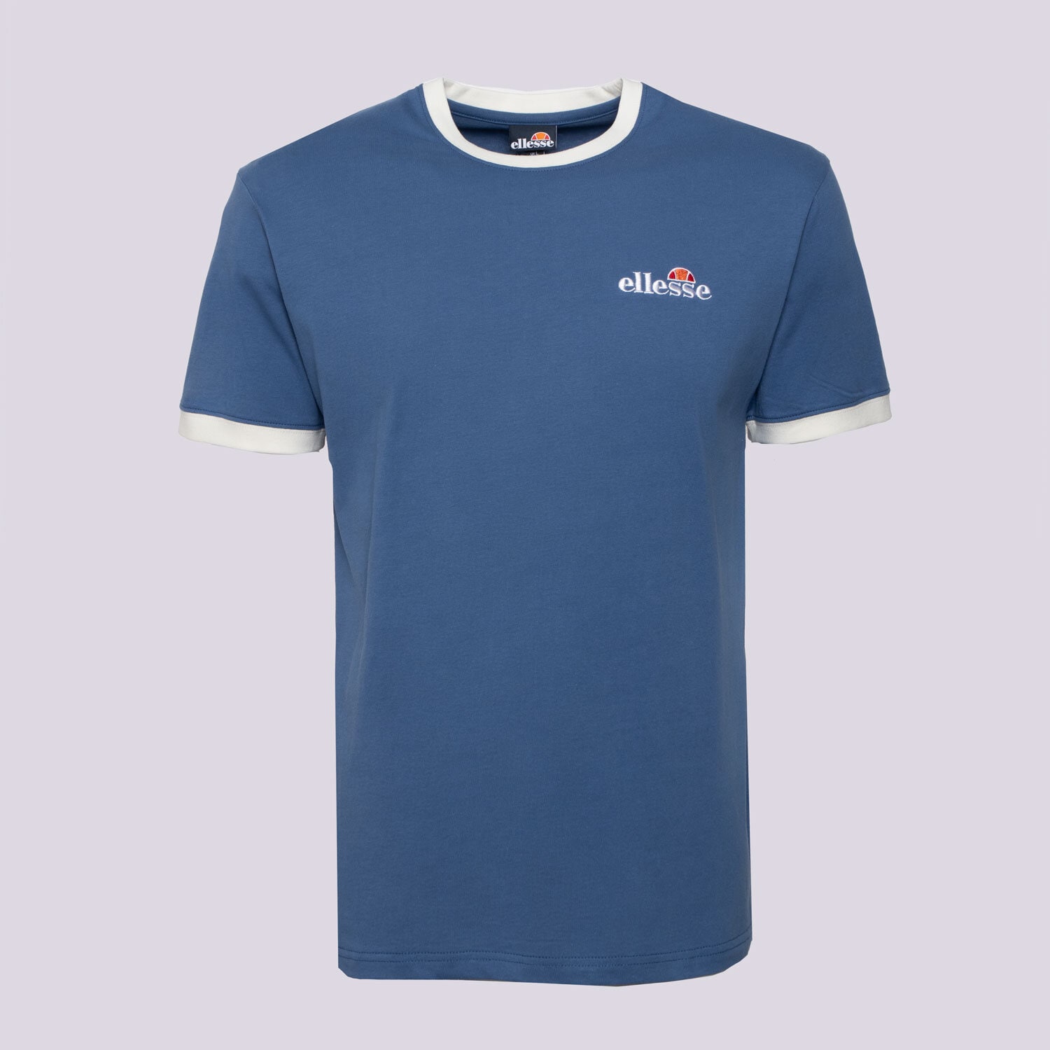 Koszulka, t-shirt sportowy męski ELLESSE T-SHIRT MEDUNO TEE NAVY SHZ10164429 GRANATOWY