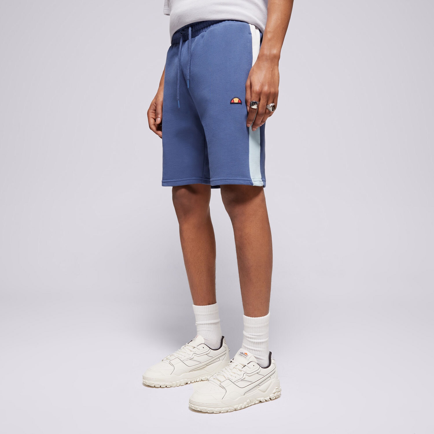 Krótkie spodenki, szorty męskie ELLESSE SZORTY TURI SHORT NAVY/BLUE/WHT SHZ17435379 GRANATOWY