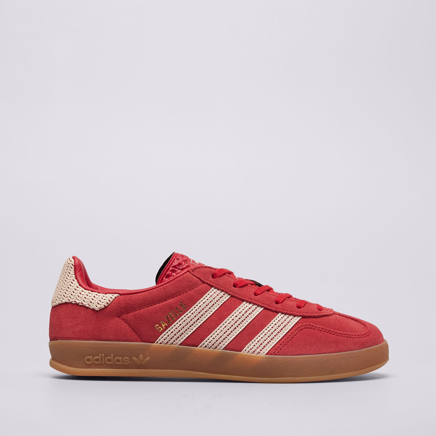 Buty sneakersy damskie ADIDAS GAZELLE INDOOR W JI2756 CZERWONY