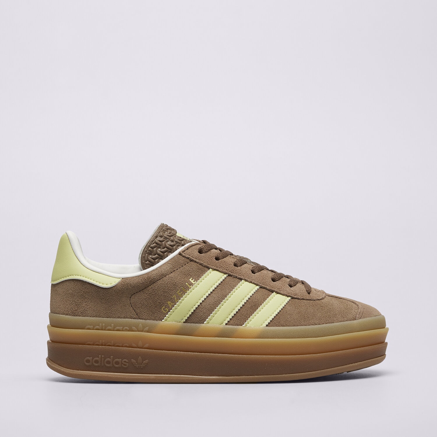 Buty sneakersy damskie ADIDAS GAZELLE BOLD W JI2697 BRĄZOWY
