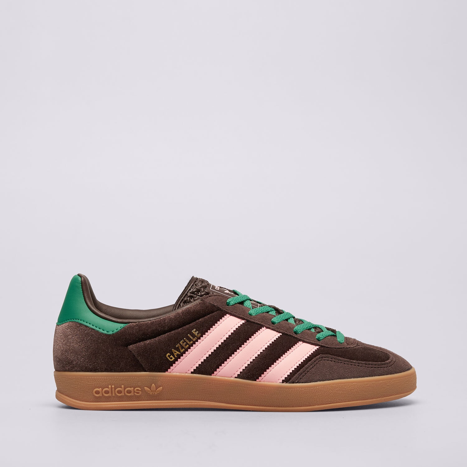 Buty sneakersy damskie ADIDAS GAZELLE INDOOR W JI2714 BRĄZOWY