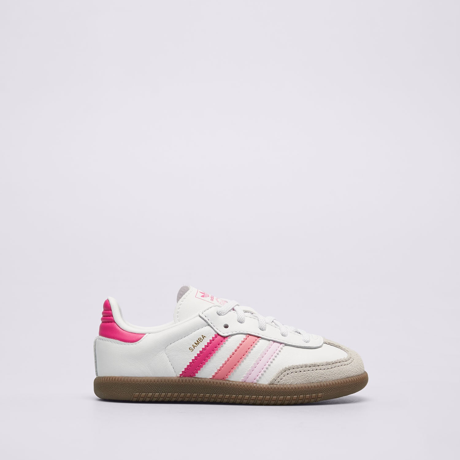Buty sneakersy dla dzieci ADIDAS SAMBA OG EL I JP5496 BIAŁY
