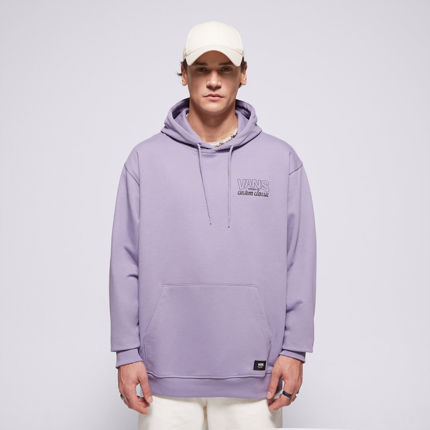 Bluza męska VANS BLUZA Z KAPTUREM SHOP FRONT PULLOVER VN000NHR6PH FIOLETOWY
