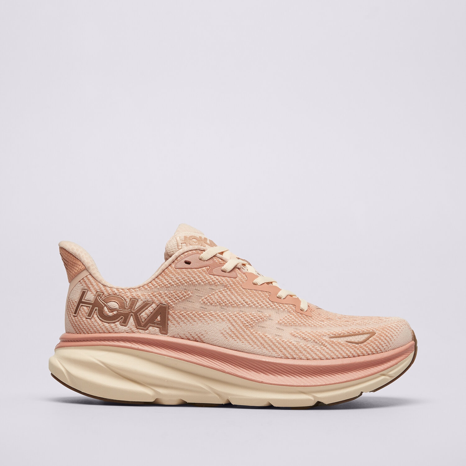 Buty sneakersy damskie HOKA CLIFTON 9 1127896SNC POMARAŃCZOWY