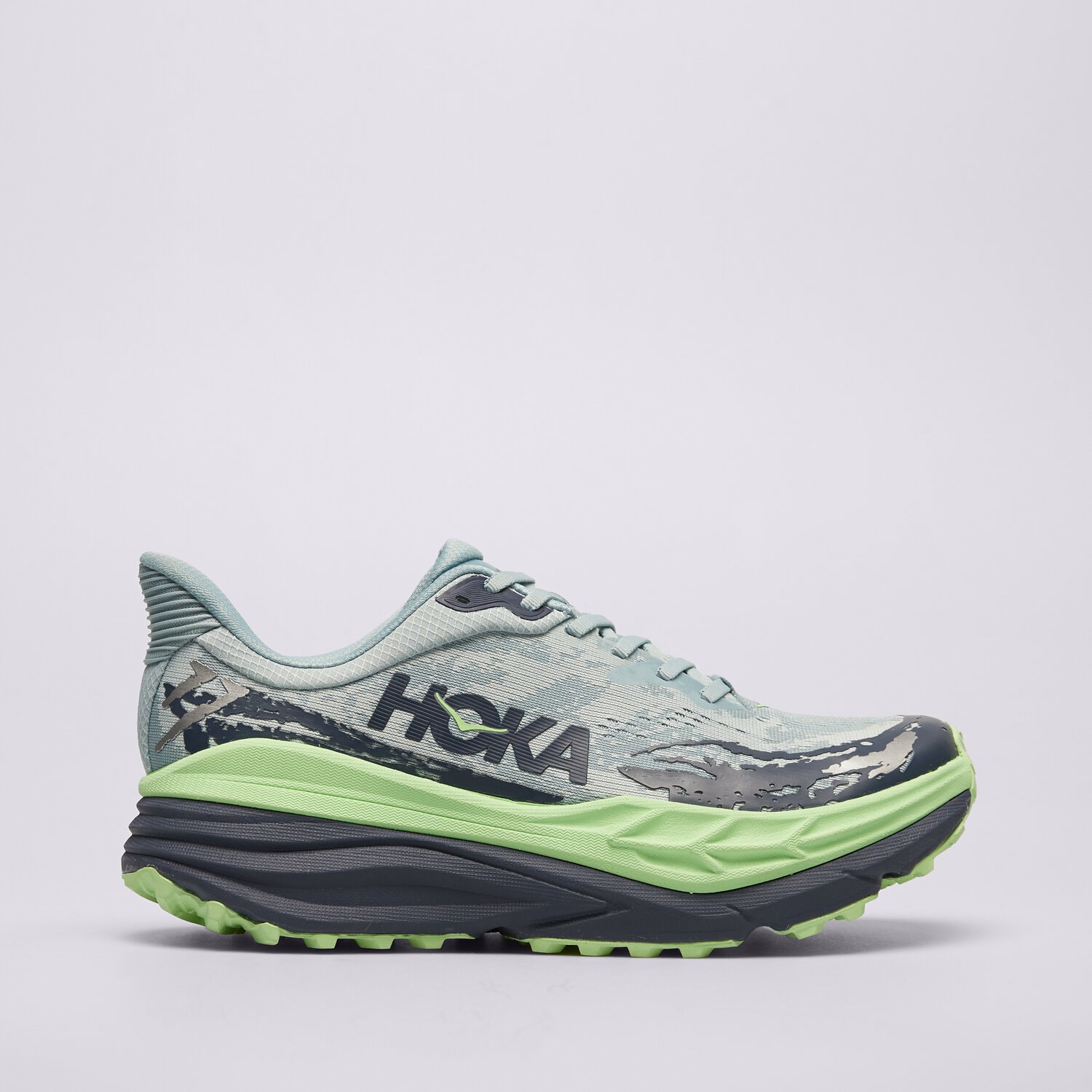 Buty sneakersy męskie HOKA STINSON 7 1141530DYN ZIELONY