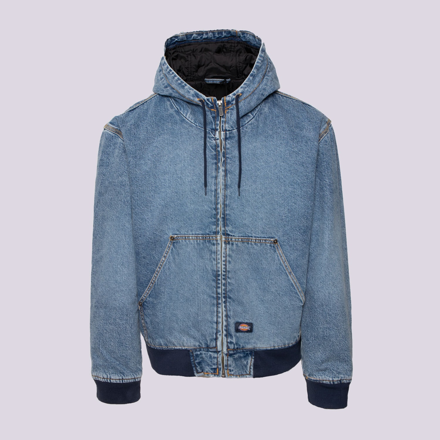 Kurtka wiosenna / jesienna męska DICKIES KURTKA DICKIES HOODED DENIM JACKET DK0A4ZAPK211 NIEBIESKI