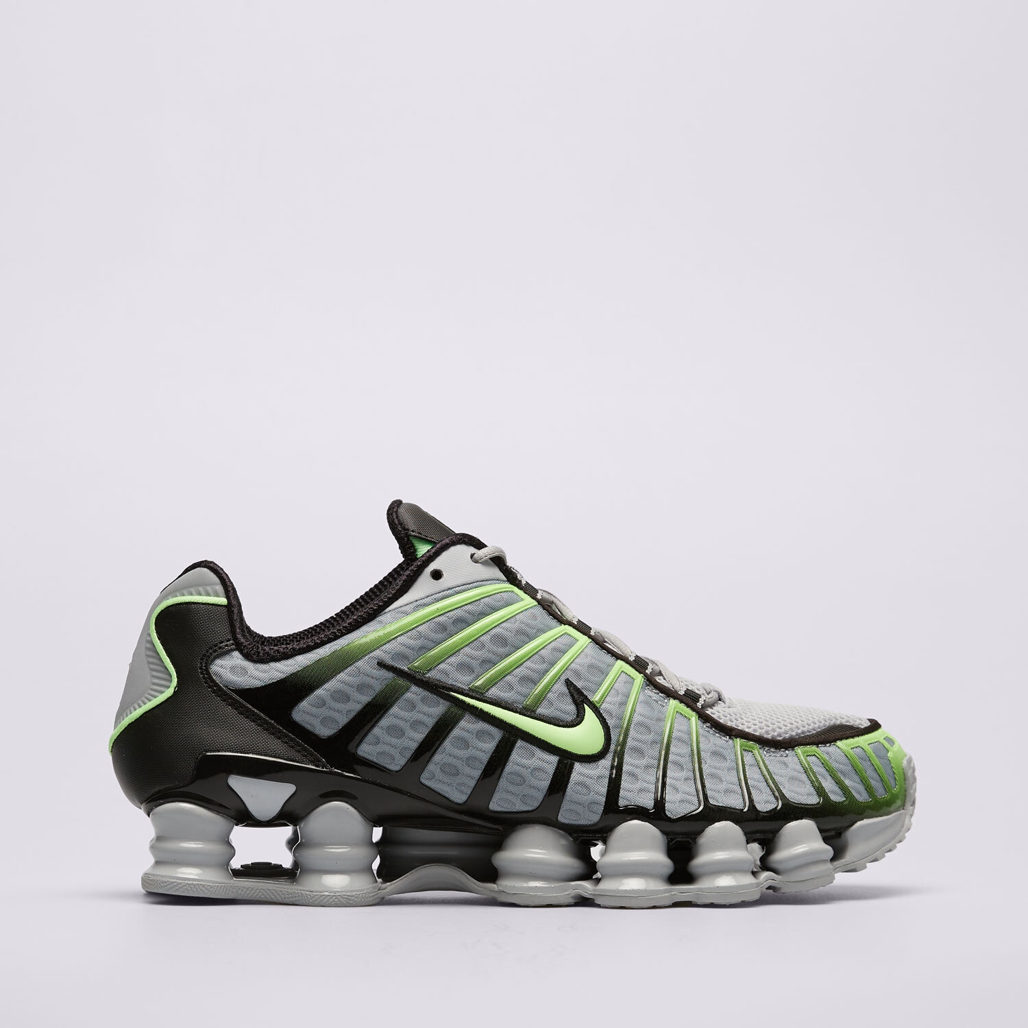 Buty sneakersy męskie NIKE SHOX TL AV3595-005 SZARY