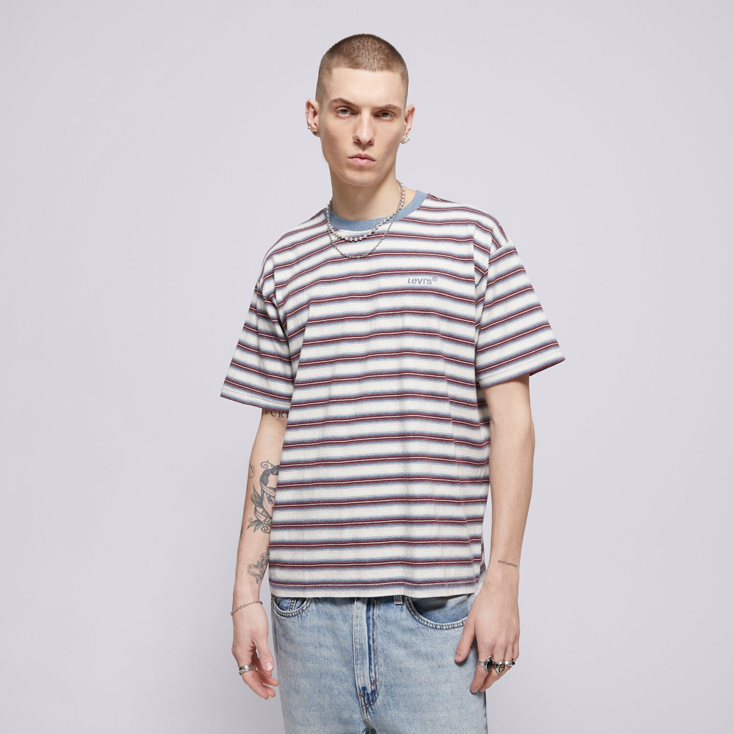 Koszulka, t-shirt sportowy męski LEVI'S T-SHIRT RED TAB VINTAGE TEE MULTI-COLOR A0637-0138 MULTICOLOR