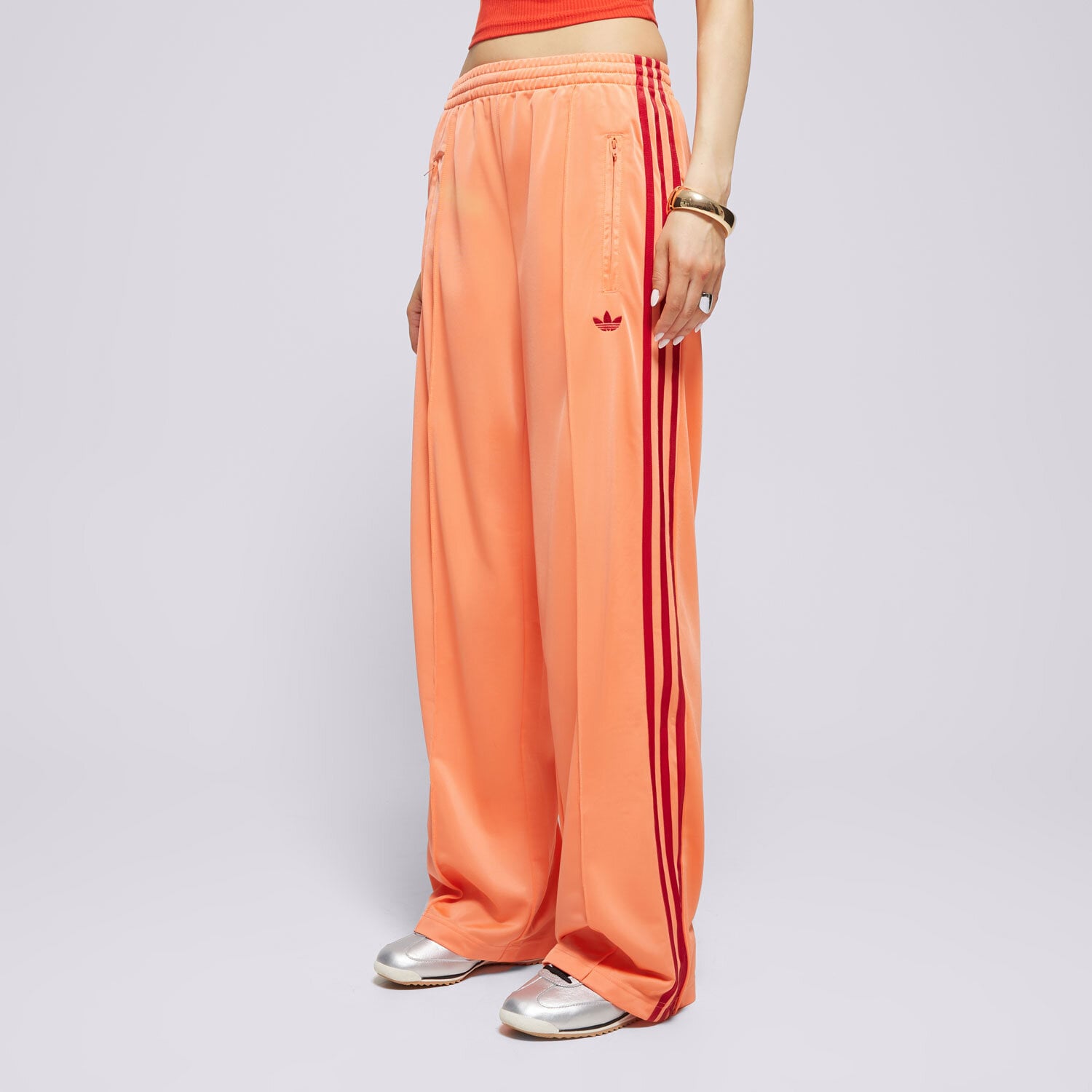 Spodnie sportowe damskie ADIDAS SPODNIE FBIRD LOOSE TP JP2309 RÓŻOWY