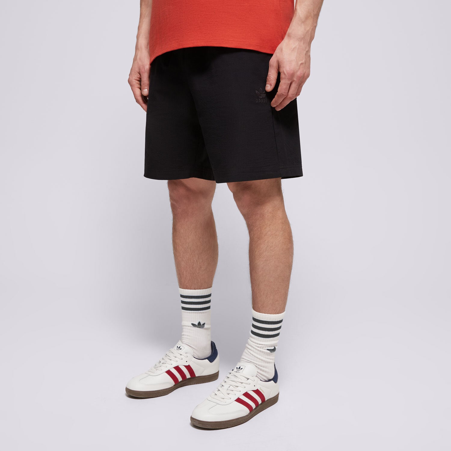 Krótkie spodenki, szorty męskie ADIDAS SZORTY ESS + SHORT JD2460 CZARNY
