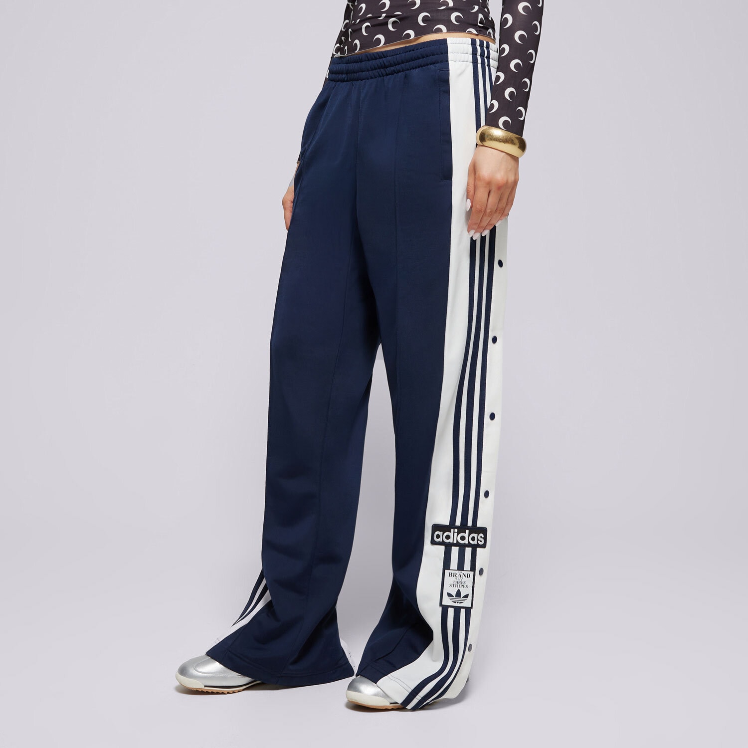 Spodnie sportowe damskie ADIDAS SPODNIE ADIBREAK PANT JD0853 GRANATOWY