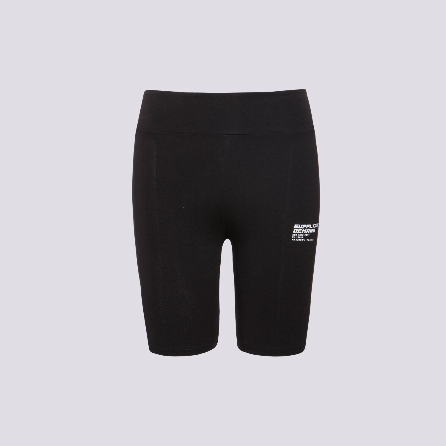 Krótkie spodenki, szorty damskie SUPPLY & DEMAND NEW YORK CITY CYCLE SHORTS  SUPTW16156 CZARNY