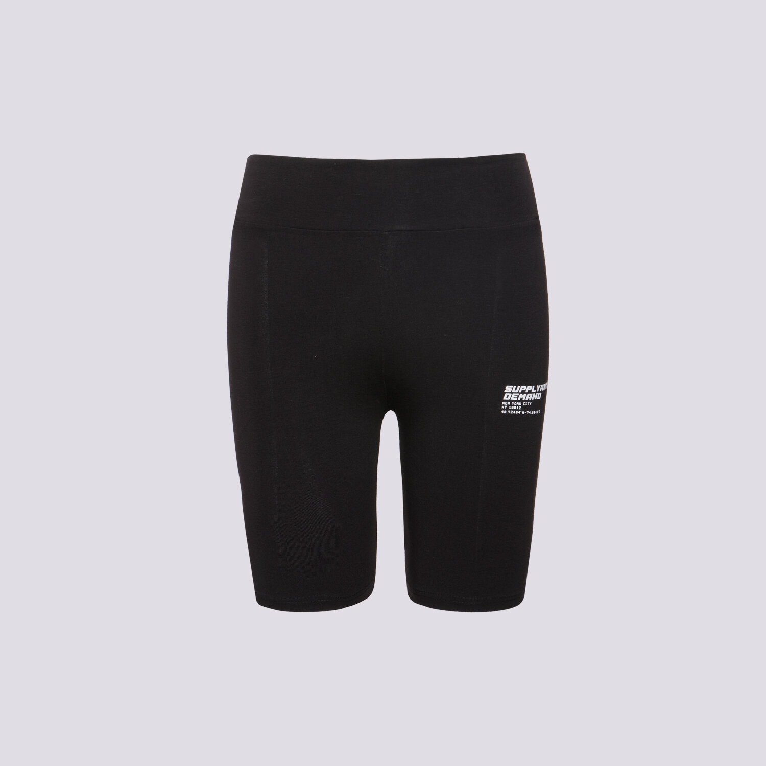 Krótkie spodenki, szorty damskie SUPPLY & DEMAND NEW YORK CITY CYCLE SHORTS SUPTW16156 CZARNY