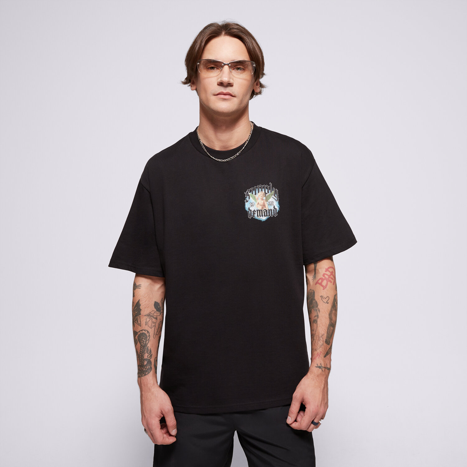Koszulka, t-shirt sportowy męski SUPPLY & DEMAND T-SHIRT SUPTM17480007 CZARNY