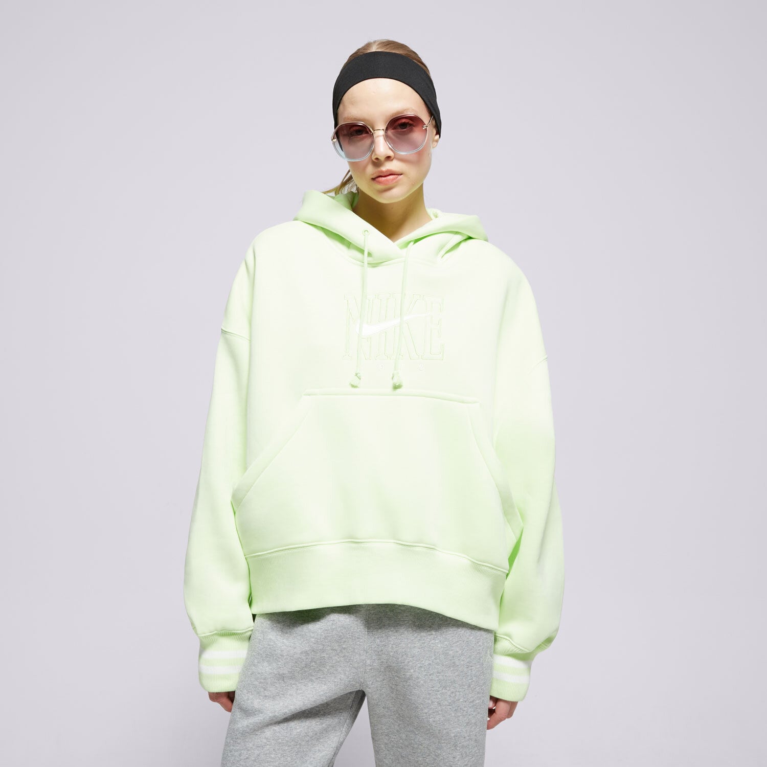 Bluza damska NIKE BLUZA Z KAPTUREM W NSW PHNX FLC OOS GX PO HDY IB1984-360 ZIELONY