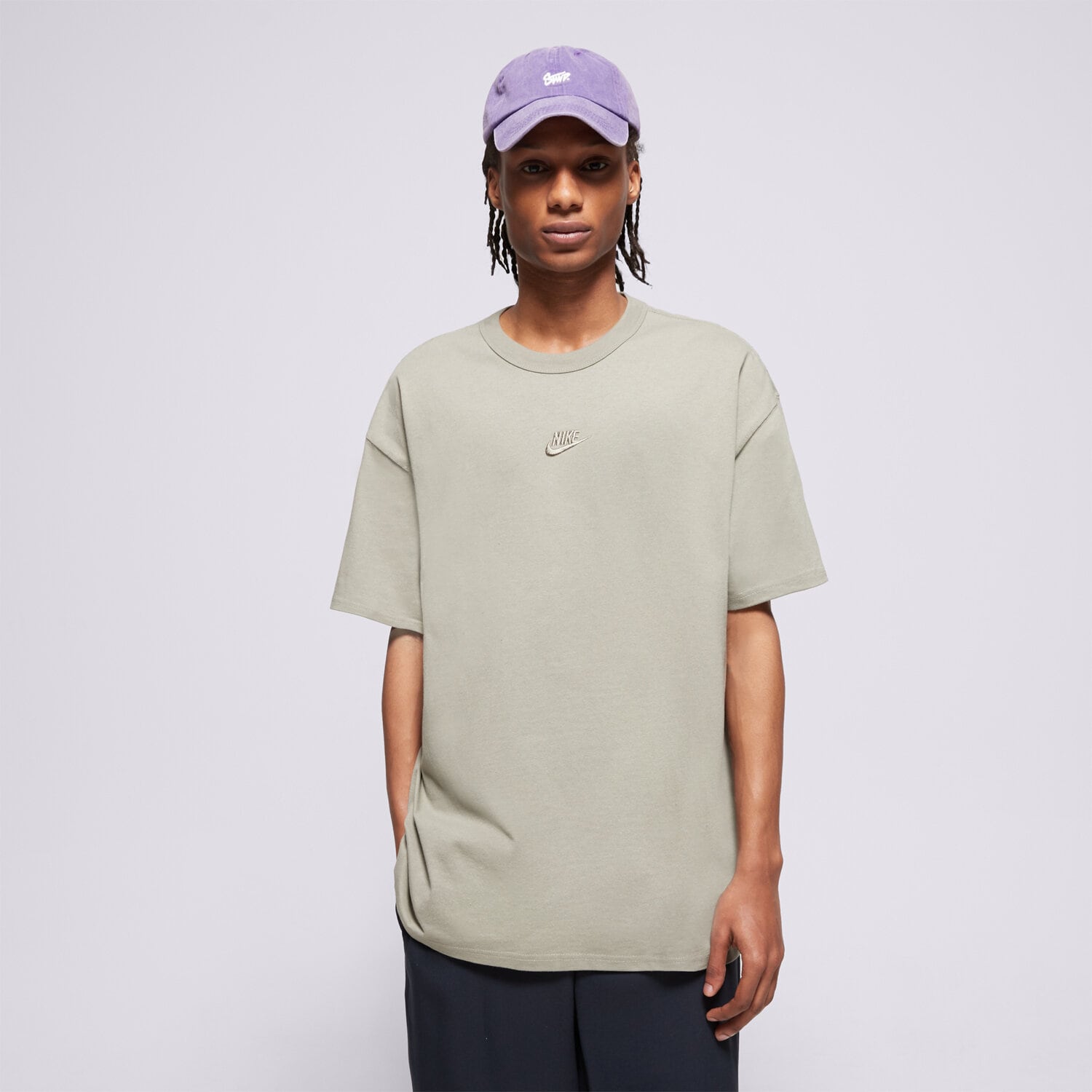 Koszulka, t-shirt sportowy męski NIKE T-SHIRT M NSW PREM ESSNTL SUST TEE DO7392-320 KHAKI