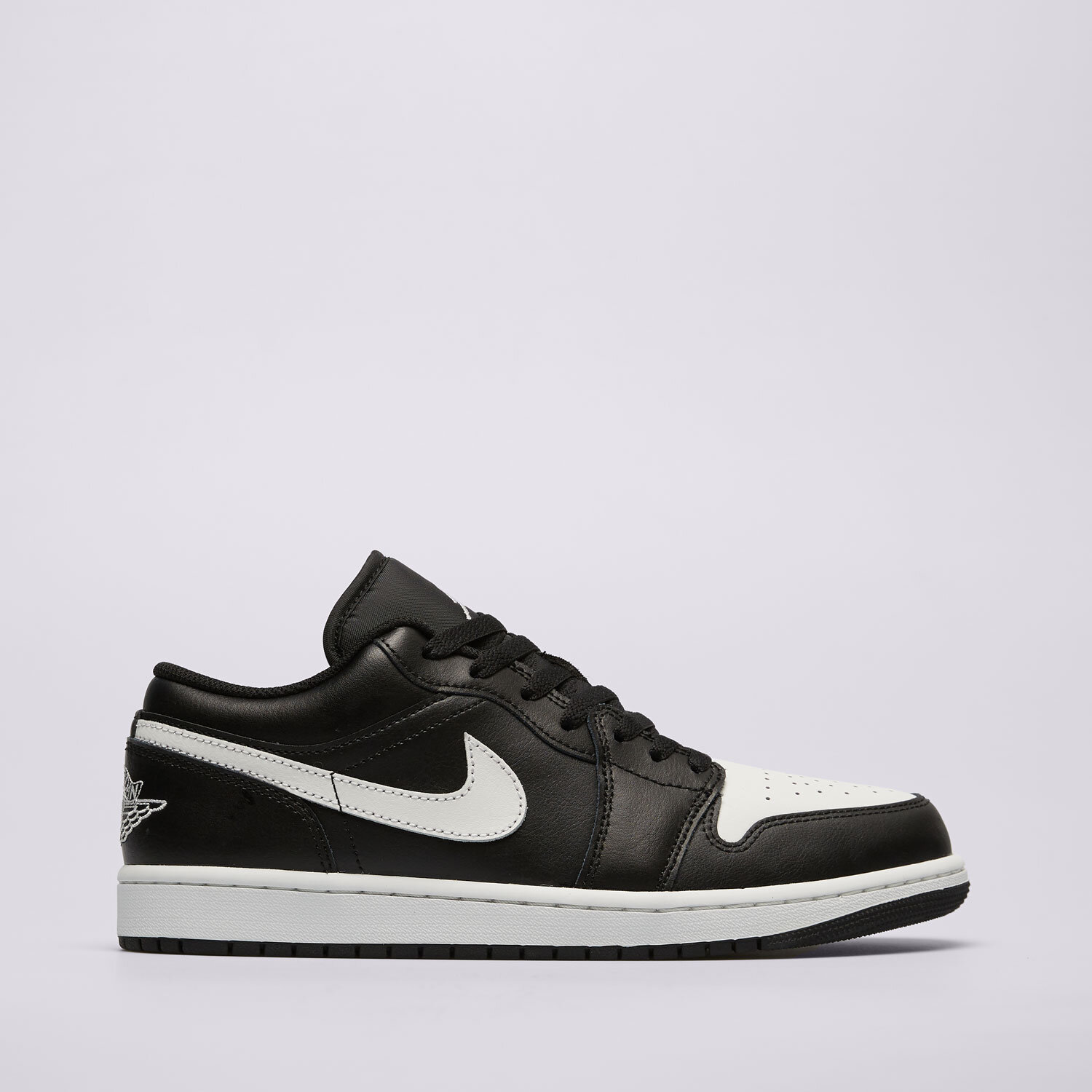 Buty sneakersy męskie AIR JORDAN 1 LOW  553558-043 CZARNY