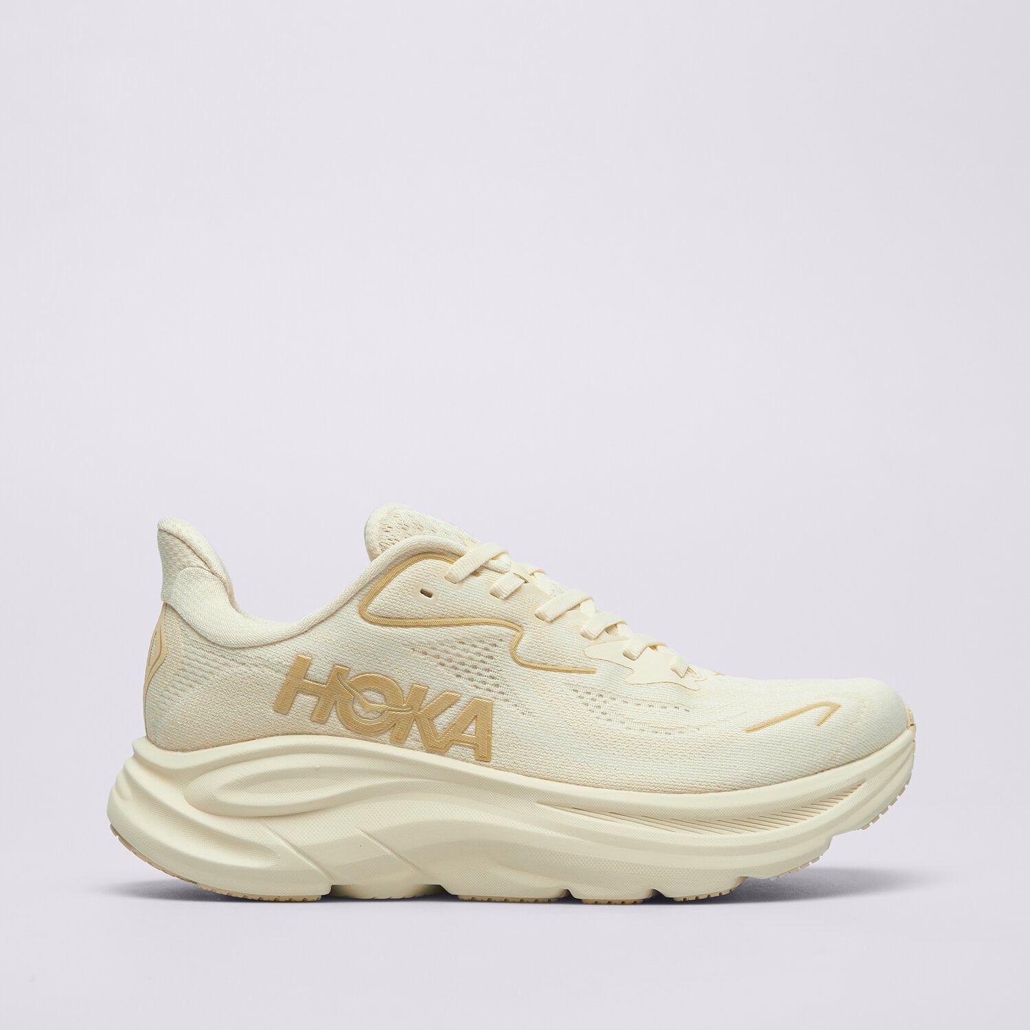 Buty sneakersy damskie HOKA CLIFTON 10 1162031VCH BEŻOWY
