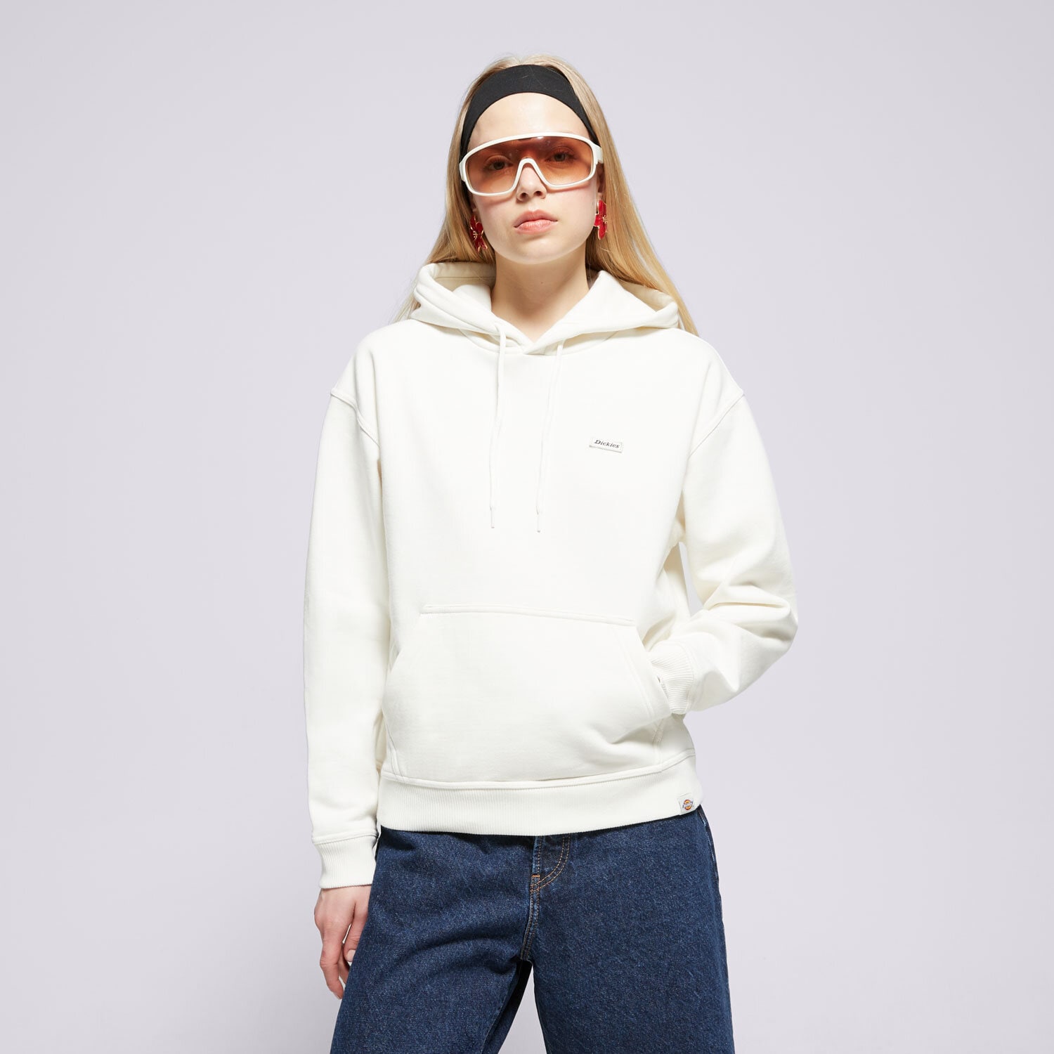 Bluza damska DICKIES BLUZA Z KAPTUREM CLANCY HOODIE W DK0A4Z2WC481 BEŻOWY