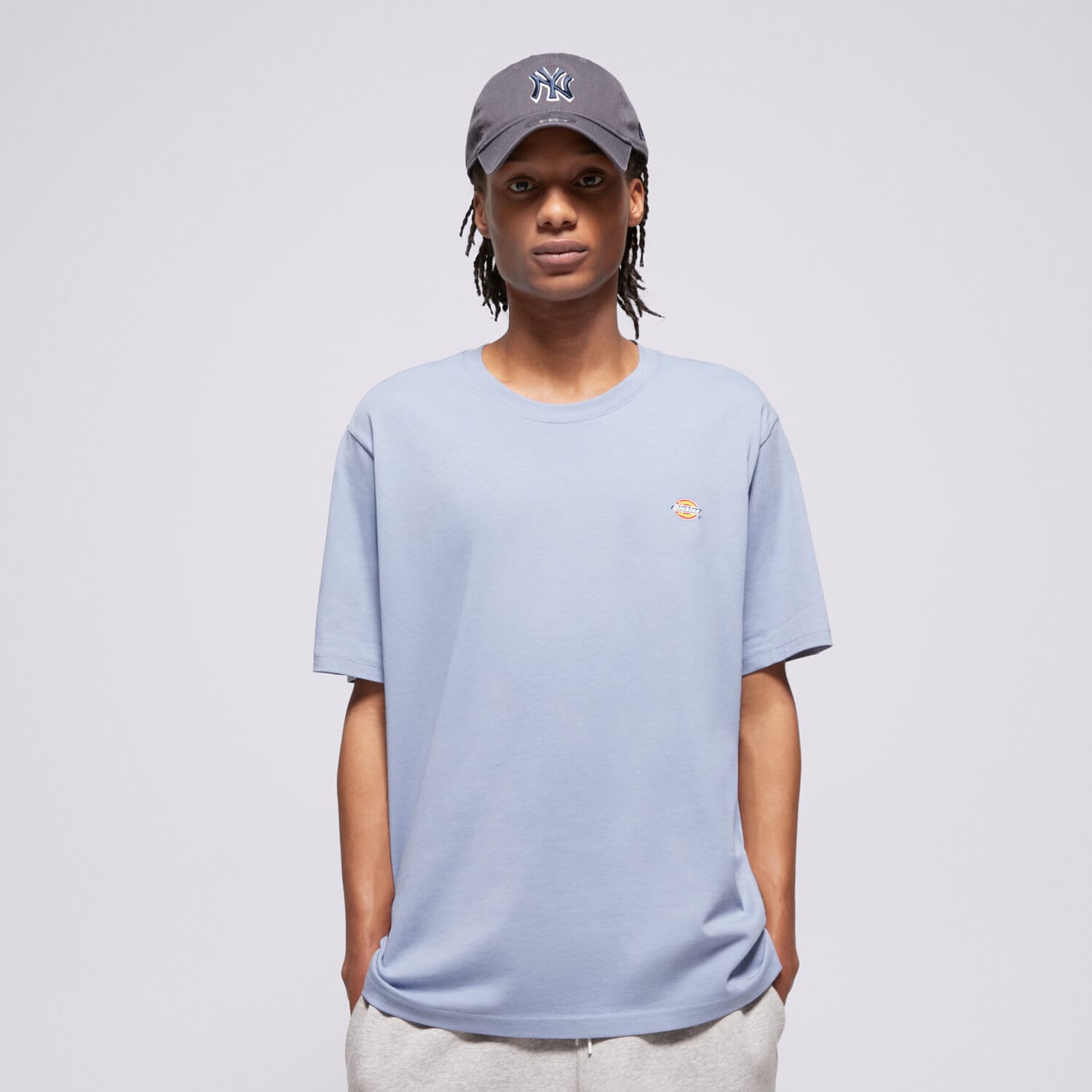 Koszulka, t-shirt sportowy męski DICKIES T-SHIRT SS MAPLETON TEE DK0A4XDBK371 NIEBIESKI