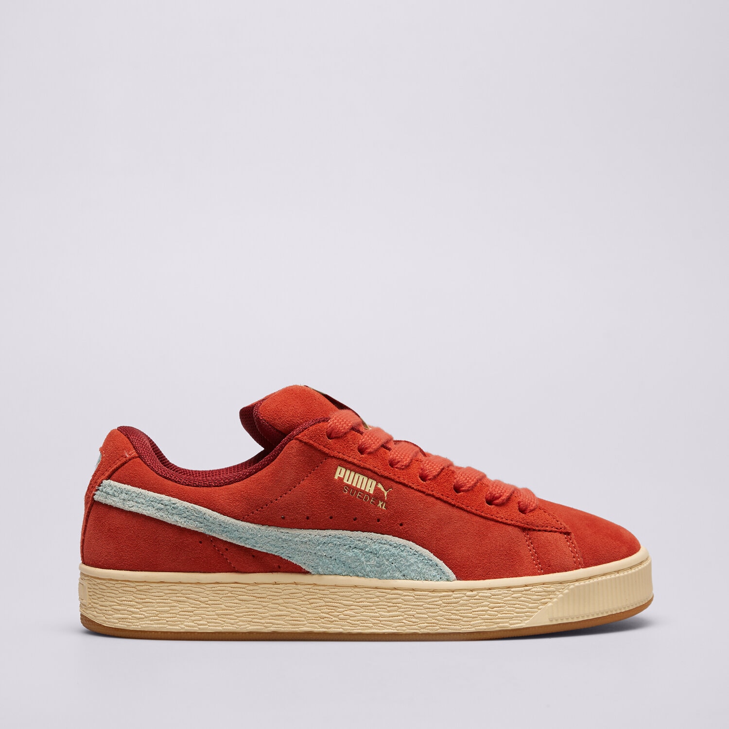 Buty sneakersy męskie PUMA SUEDE XL 40224601 POMARAŃCZOWY