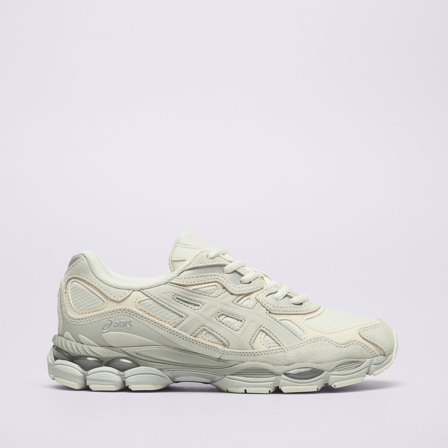 Buty sneakersy damskie ASICS GEL-NYC 1203A739-100 BEŻOWY