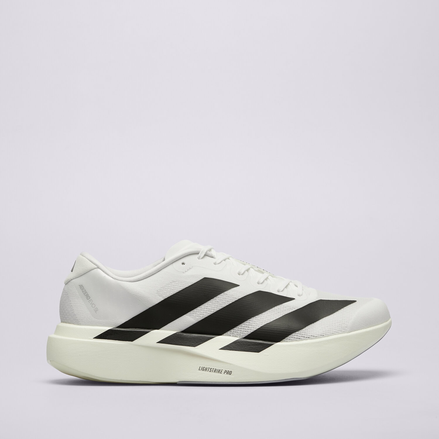 Buty sneakersy męskie ADIDAS ADIZERO EVO SL  JH6206 BIAŁY