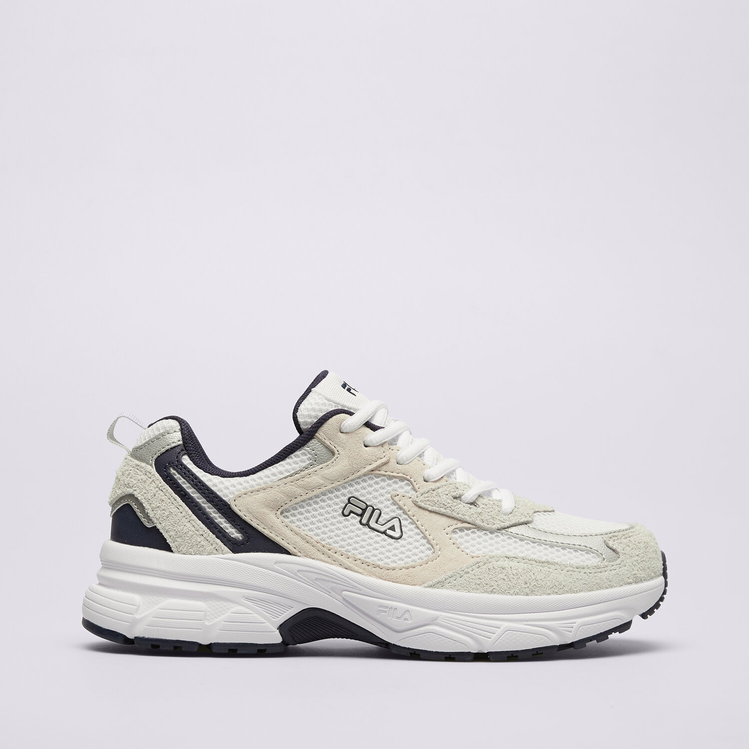 Buty sneakersy damskie FILA DECYPHER 24 SUEDE 5AM00817109 BIAŁY