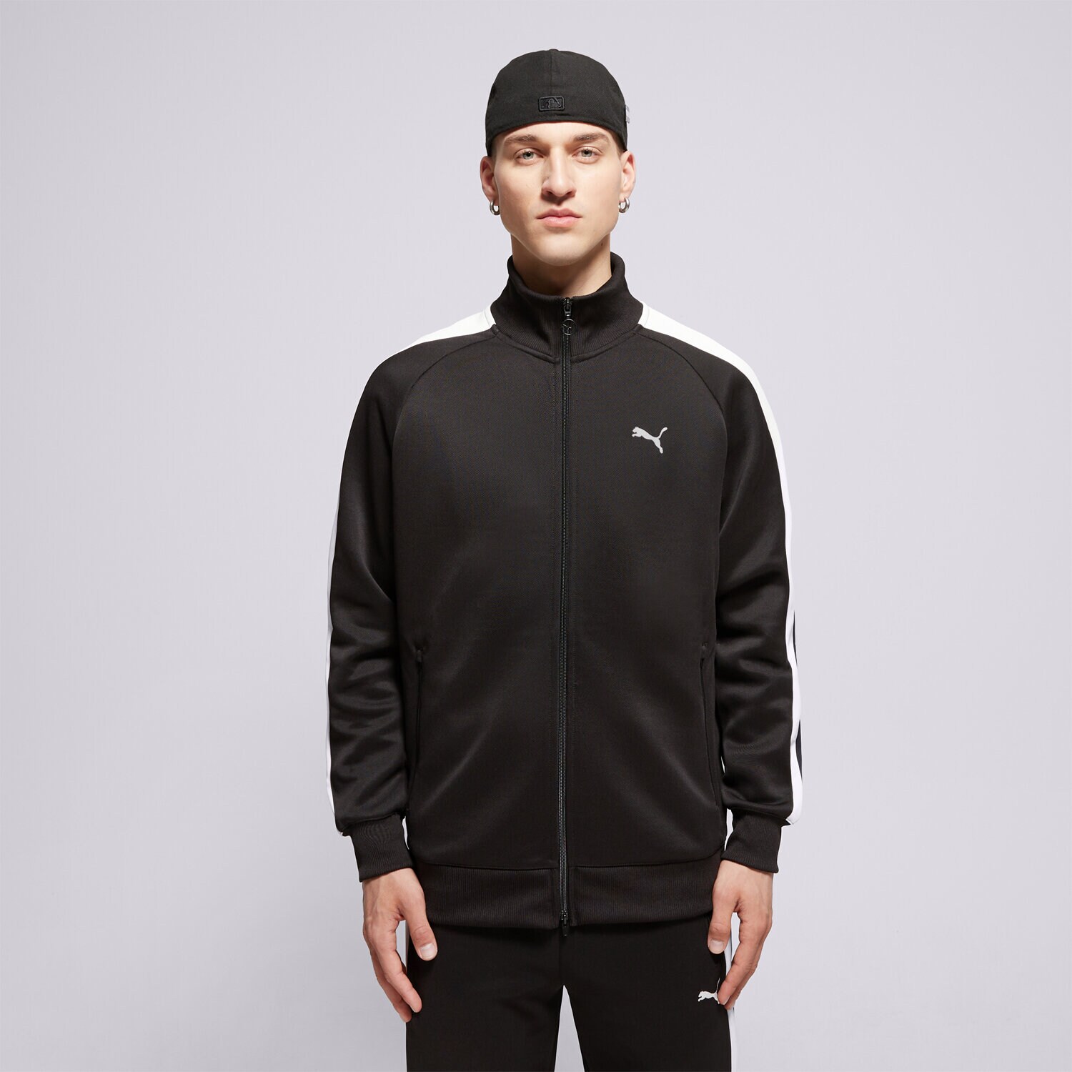 Bluza męska PUMA BLUZA ROZPINANA T7 ALWAYS ON TRACK JACKET DK 629587 01 CZARNY