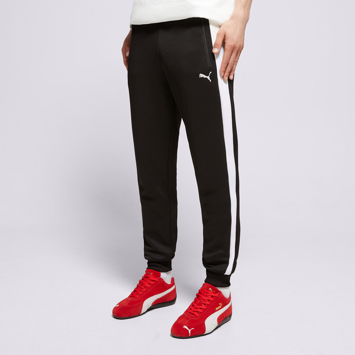 Spodnie sportowe męskie PUMA SPODNIE T7 ALWAYS ON TRACK PANTS DK CL 629588 01 CZARNY
