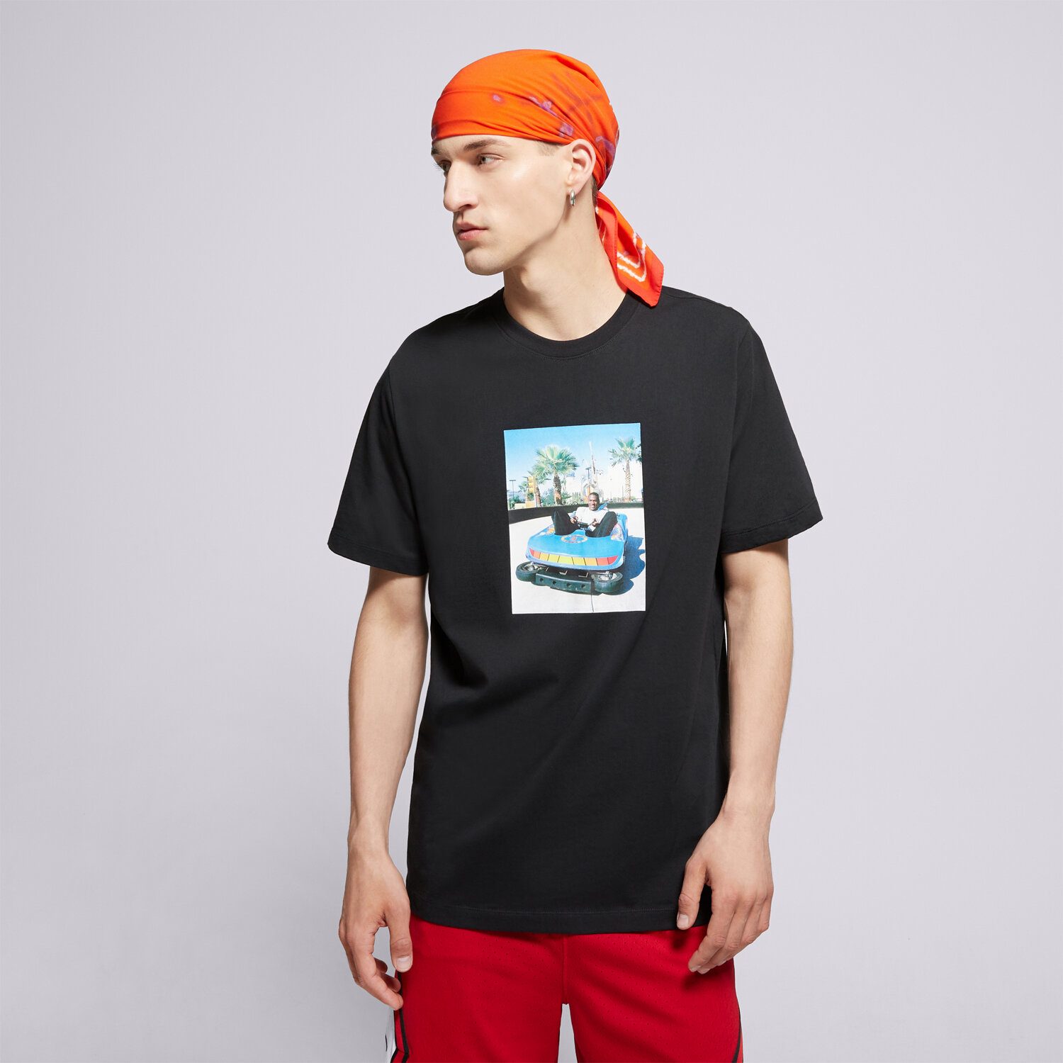 Koszulka, t-shirt sportowy męski JORDAN T-SHIRT M J BRAND PHOTO SS CREW HJ2401-010 CZARNY