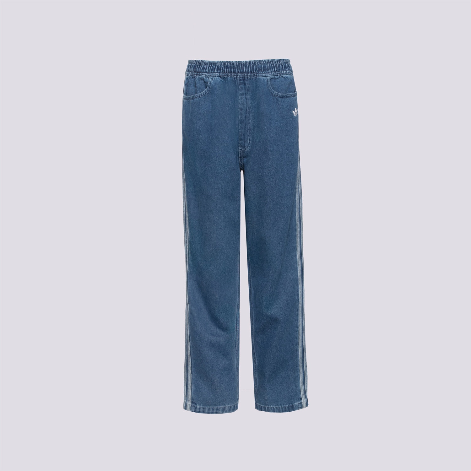 Sportowe spodnie dziecięce ADIDAS SPODNIE PANTS GIRLS JC7877 NIEBIESKI