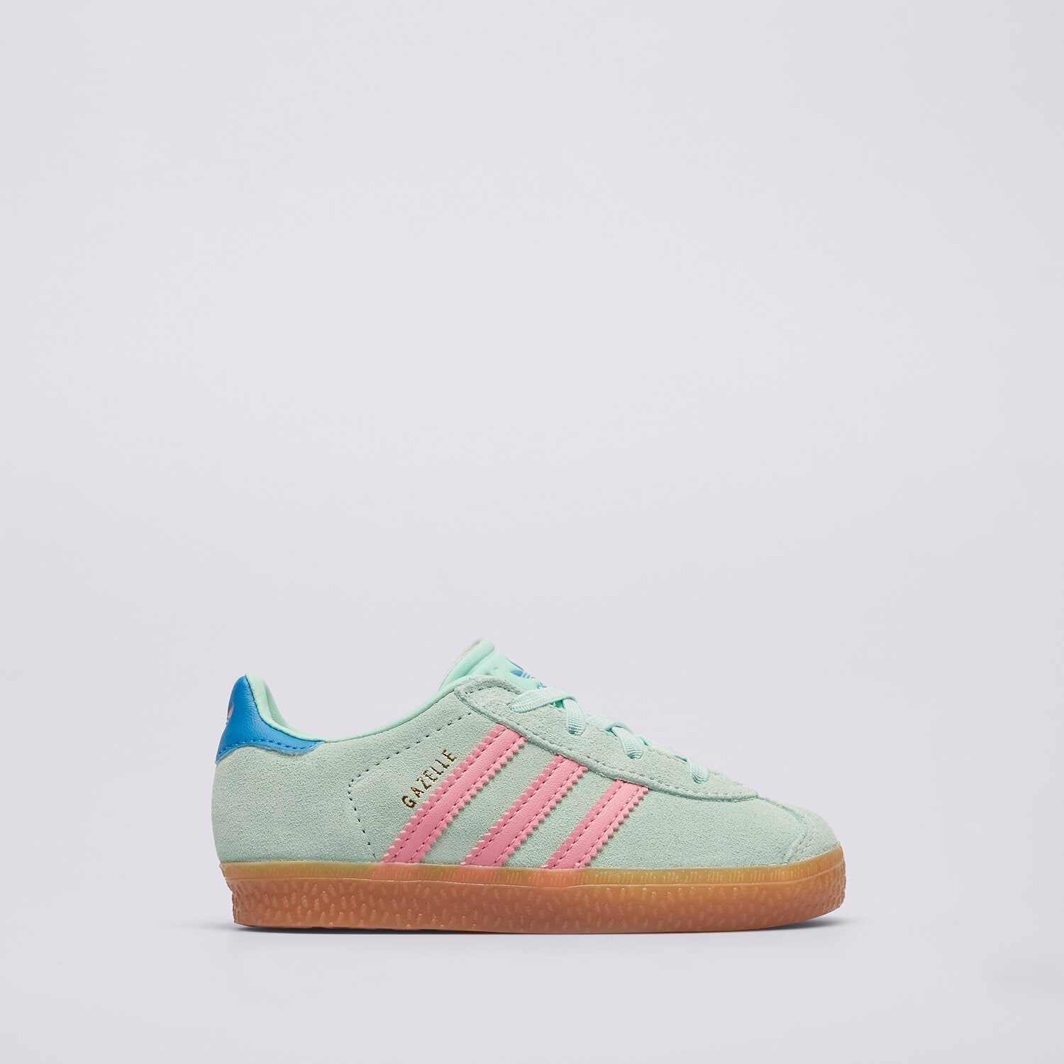 Buty sneakersy dla dzieci ADIDAS GAZELLE CF EL I JP7135 miętowy