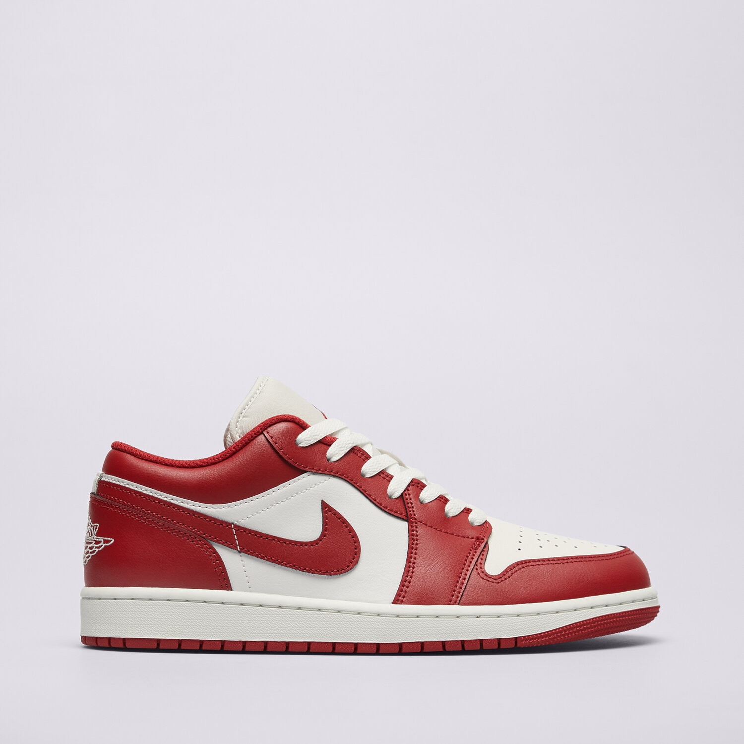 Buty sneakersy męskie AIR JORDAN 1 LOW  553558-166 BIAŁY