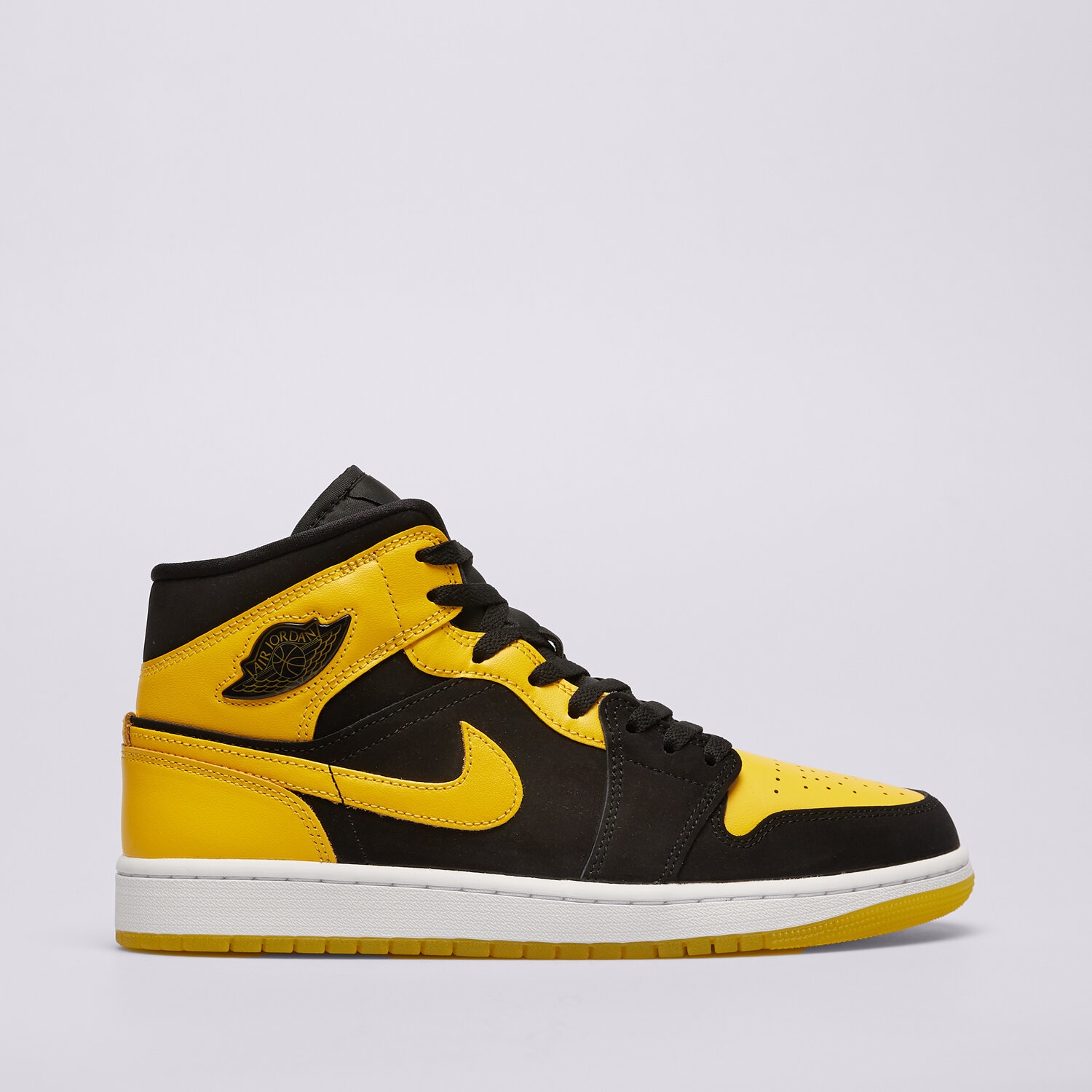 Buty sneakersy męskie AIR JORDAN 1 MID  HJ6654-071 CZARNY