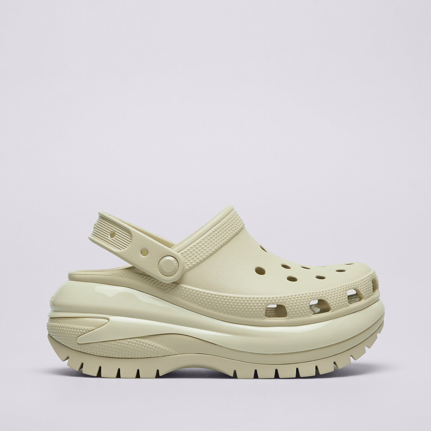 Klapki damskie CROCS CLASSIC MEGA CRUSH CLOG 2079882Y2 BEŻOWY