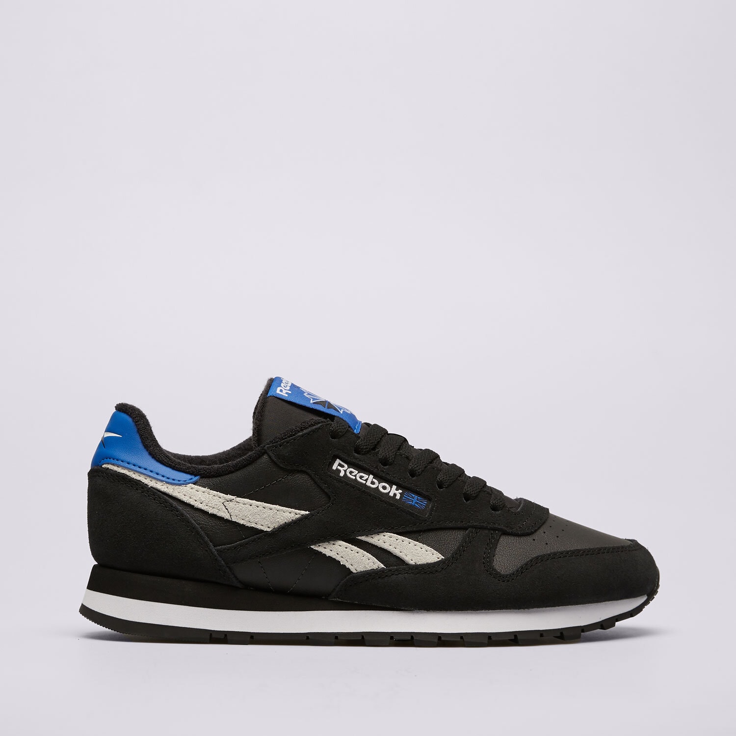 Buty sneakersy męskie REEBOK CLASSIC LEATHER 100209514 CZARNY
