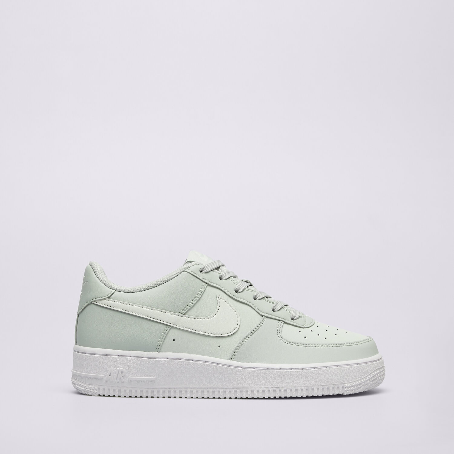 Buty sneakersy dla dzieci NIKE AIR FORCE 1 BG FV5948-007 SREBRNY