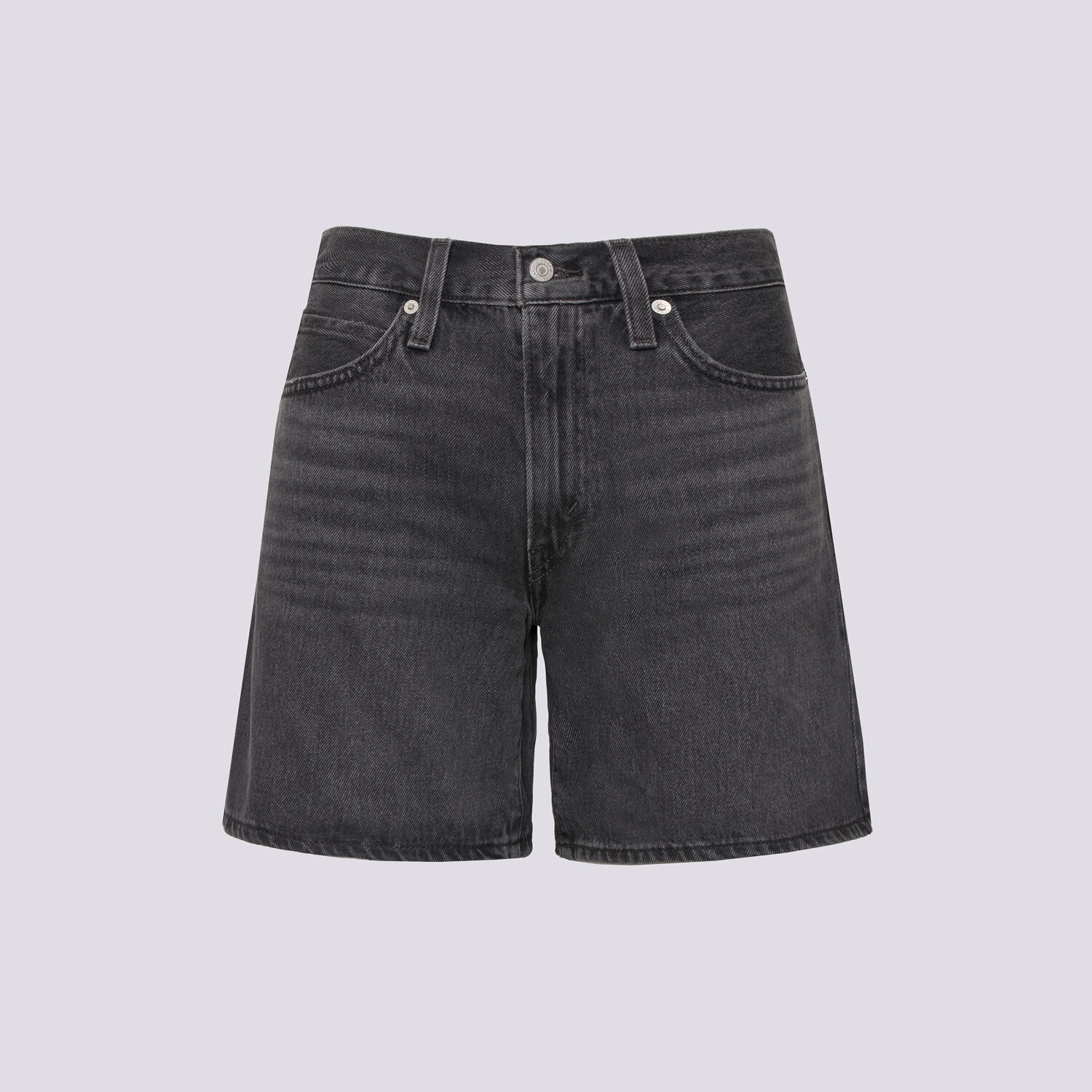 Krótkie spodenki, szorty damskie LEVI'S SZORTY 94 BAGGY SHORT 001JO-0005 CZARNY