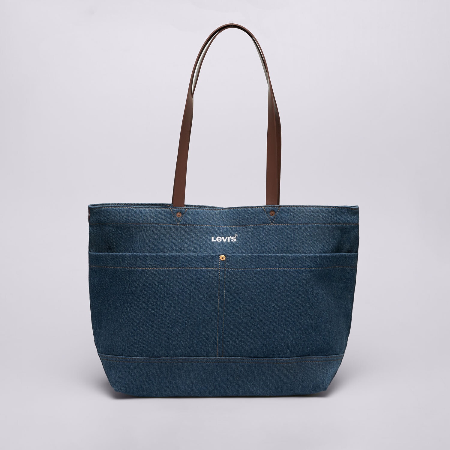 Saszetki nerki damskie LEVI'S TOREBKA WOMEN'S HERITAGE TOTE-ALL D7959-0002 NIEBIESKI