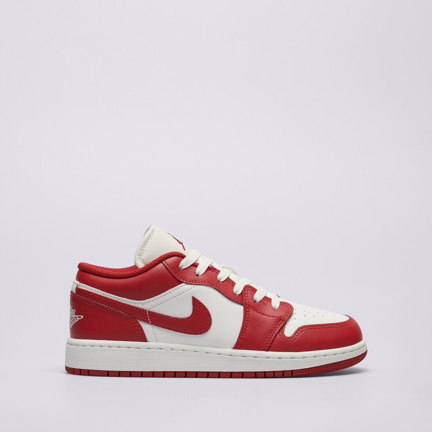 Buty sneakersy dla dzieci JORDAN 1 LOW 553560-166 CZERWONY