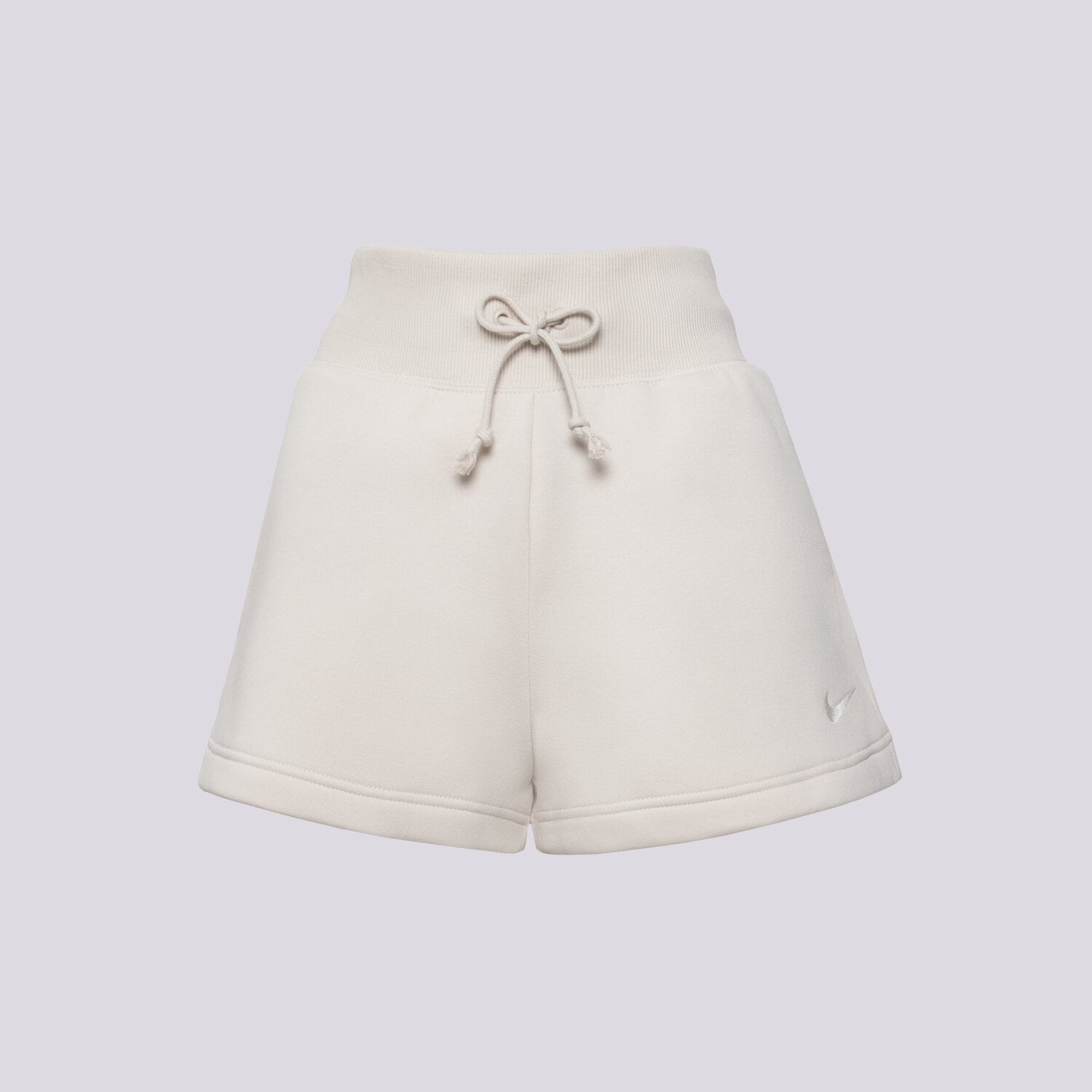Krótkie spodenki, szorty damskie NIKE SZORTY W NSW PHNX FLC HR SHORT FD1409-104 KREMOWY