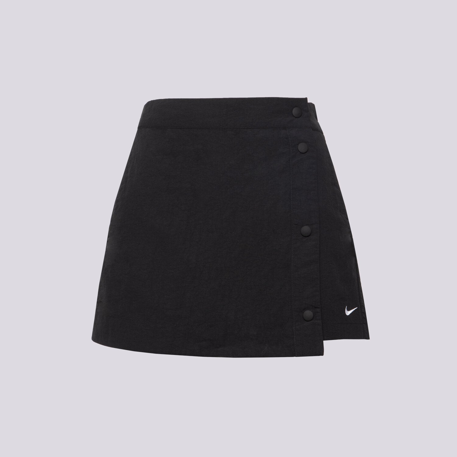 Krótkie spodenki, szorty damskie NIKE SZORTY W NSW ESSNTL WVN MR 3" SKORT HM6979-010 CZARNY