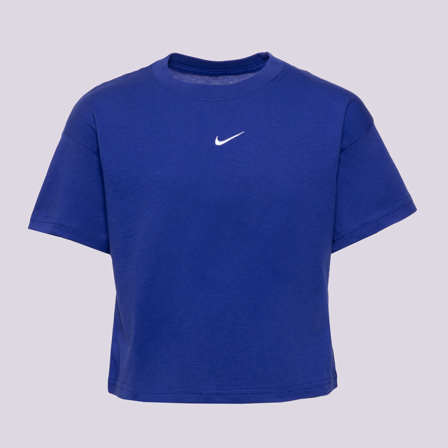 Koszulka, t-shirt dla dzieci NIKE T-SHIRT G NSW TEE BOXY ESSNTL LBR GIRL FZ5559-539 NIEBIESKI