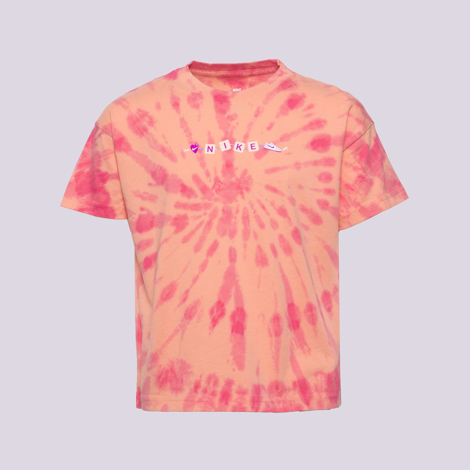 Koszulka, t-shirt dla dzieci NIKE T-SHIRT G NSW TEE ADAPT TWEEN GIRL HQ2348-844 RÓŻOWY