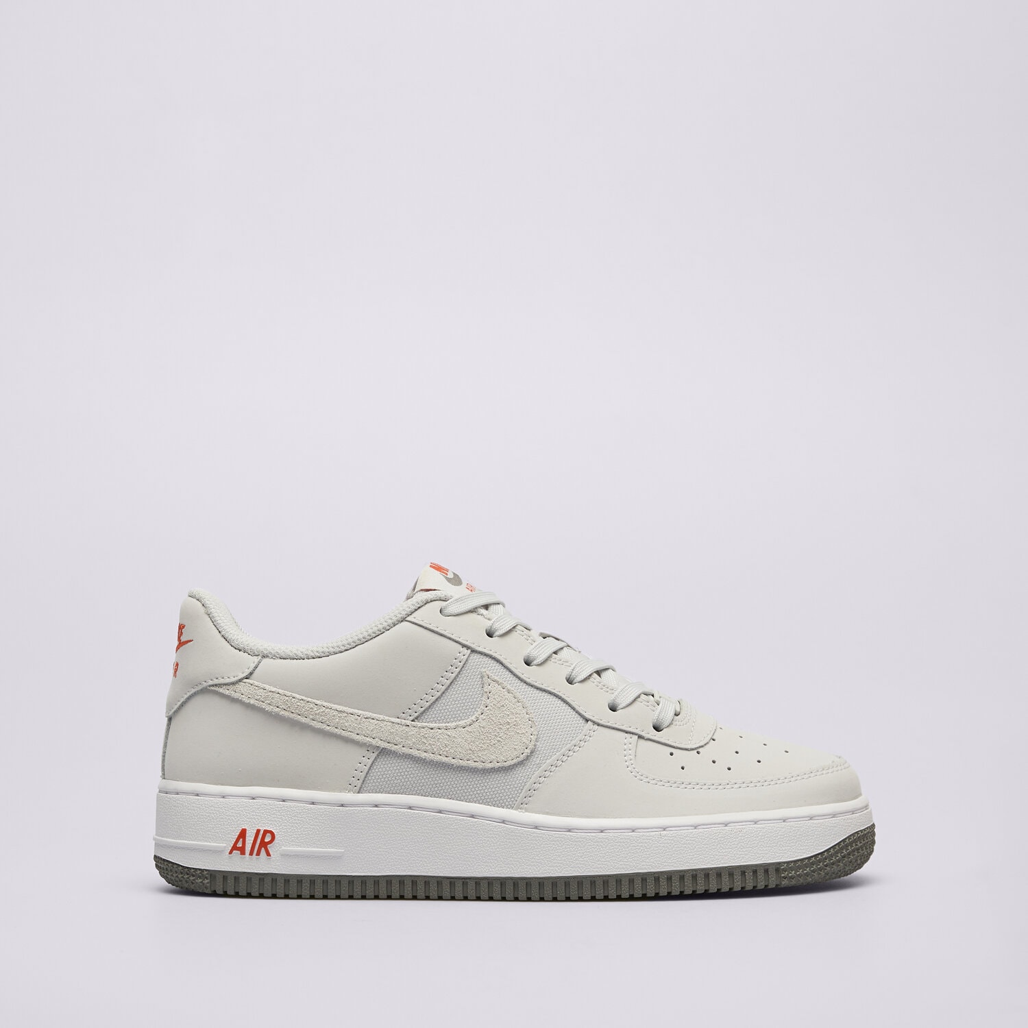 Buty sneakersy dla dzieci NIKE AIR FORCE 1 LV8 2 BG HJ4561-001 SZARY