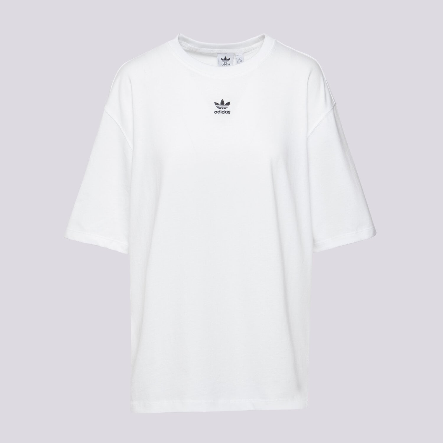 Koszulka, t-shirt damski ADIDAS T-SHIRT ESS BOYFR TEE JC8967 BIAŁY