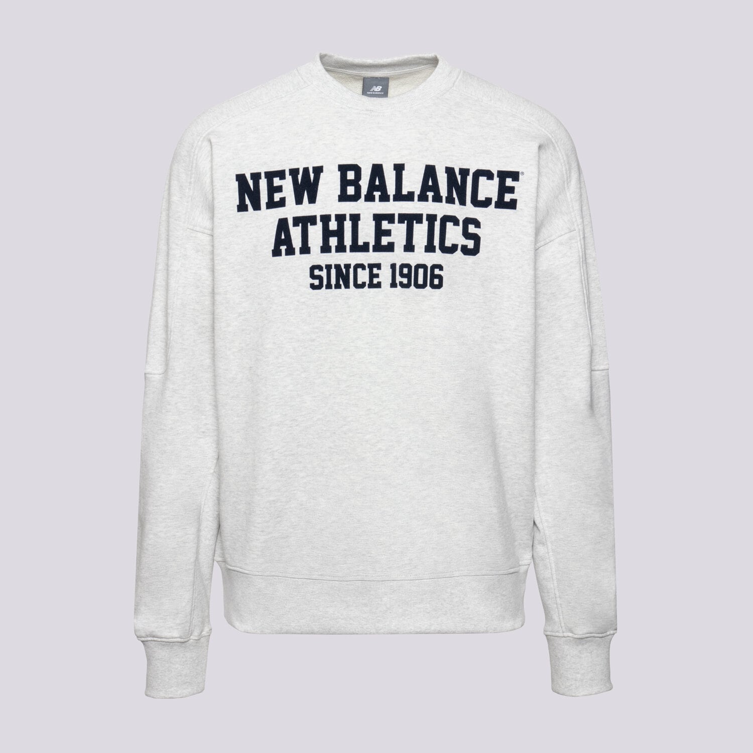 Bluza męska NEW BALANCE BLUZA VARSITY FRENCH TERRY GRAPHIC CREW MT51521AHH SZARY