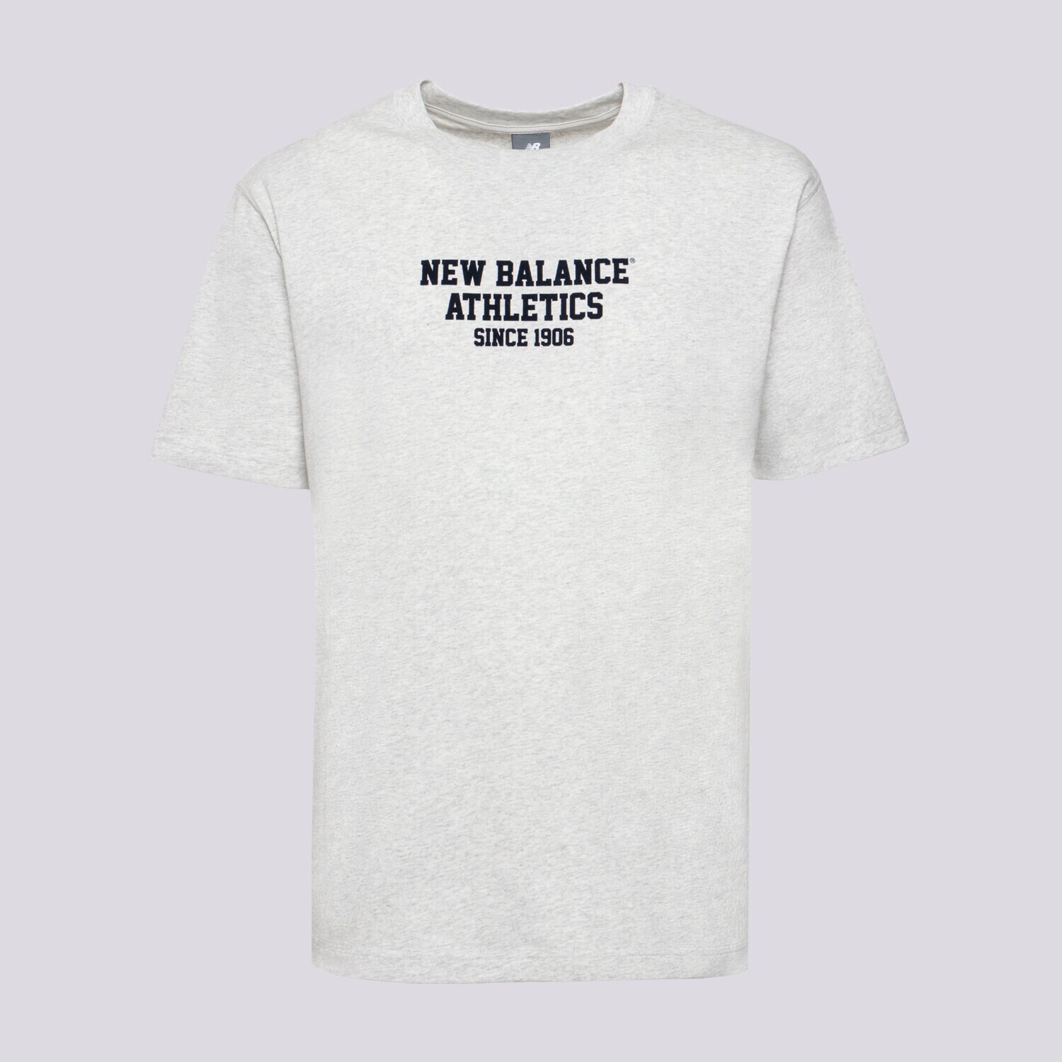 Koszulka, t-shirt sportowy męski NEW BALANCE T-SHIRT VARSITY GRAPHIC T-SHIRT MT51526AHH SZARY